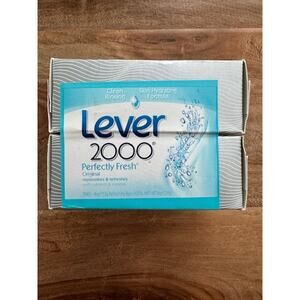 Lever 2000 Perfectly Fresh Original Bar Soap 2 Pack- Discontinued- New in box